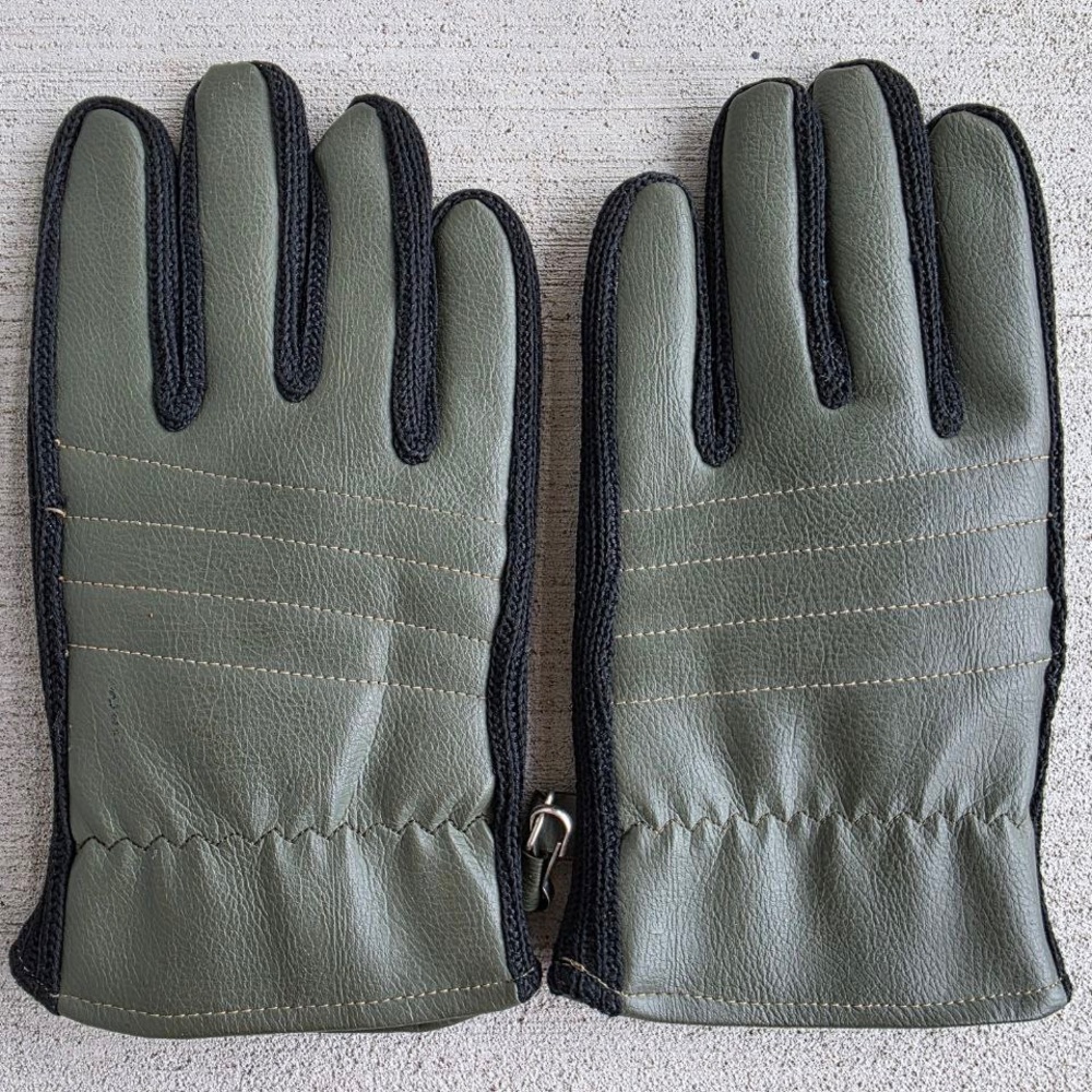 NESCO Men’s Leather Gloves – Made in Japan – Size S (New Without Tags)